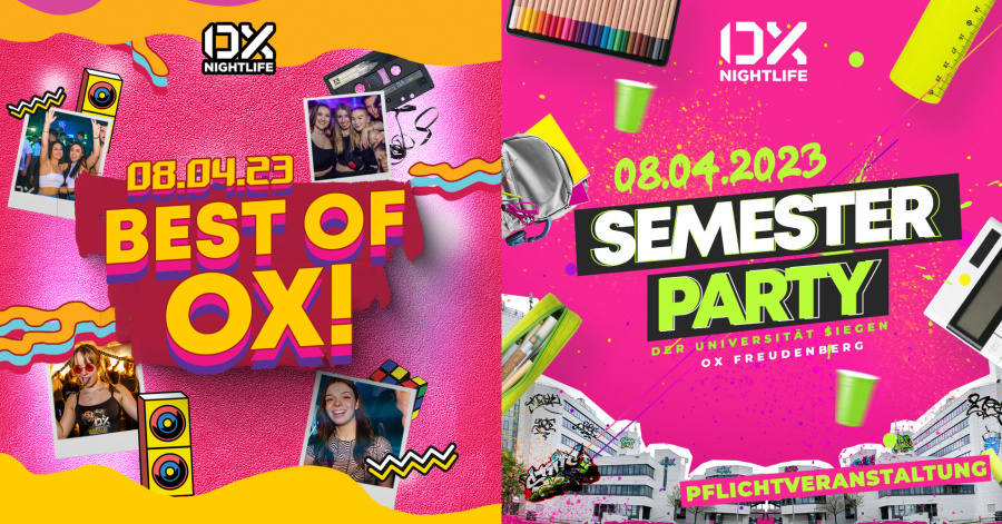 BEST OF OX x SEMESTERPARTY